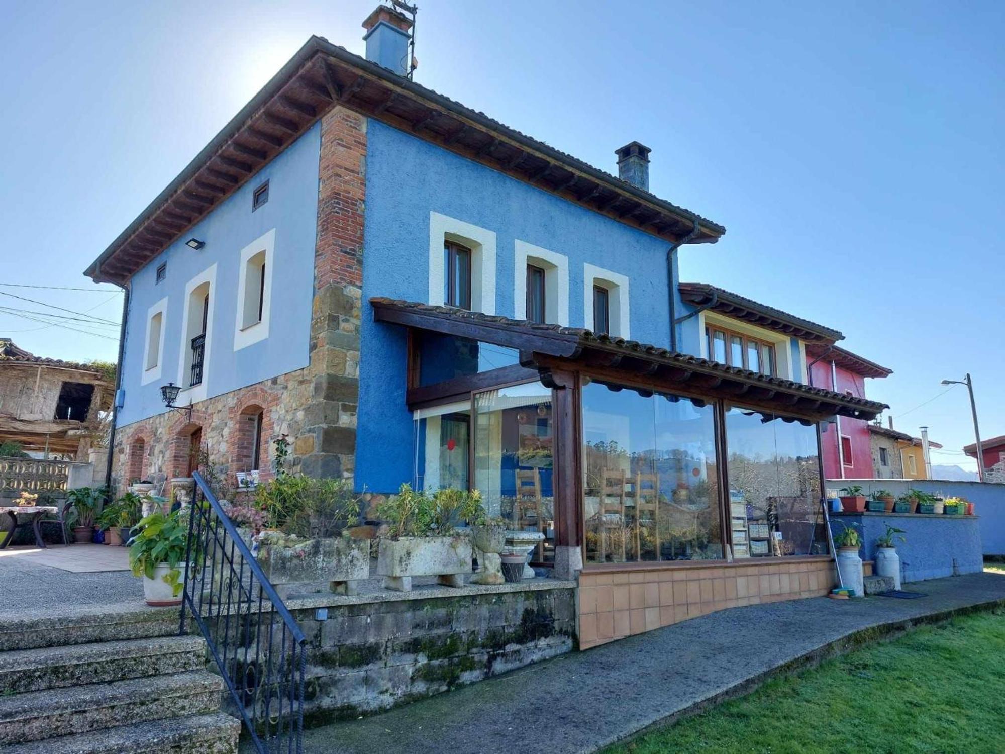 阿里翁达斯Casa La Gueelina En Asturias别墅 外观 照片